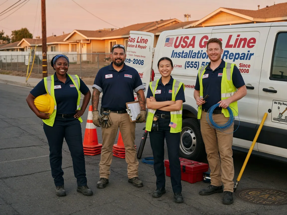Gas Line Installation company in Texola, OK